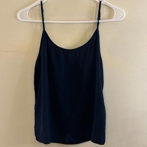 LACAUSA navy blue tank - size small